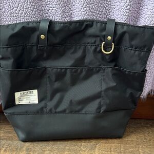 R. Riveter Bag - Handmade in USA, Gold Hardware, Striped Lining